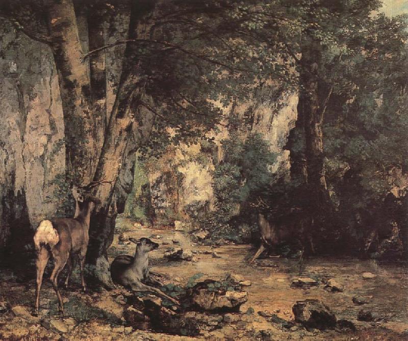 Gustave Courbet Deer